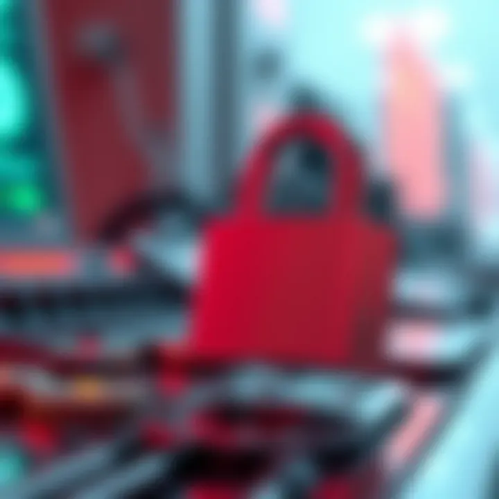 Secure transaction illustration for cryptocurrency