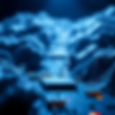 Visual representation of Avalanche's blockchain technology