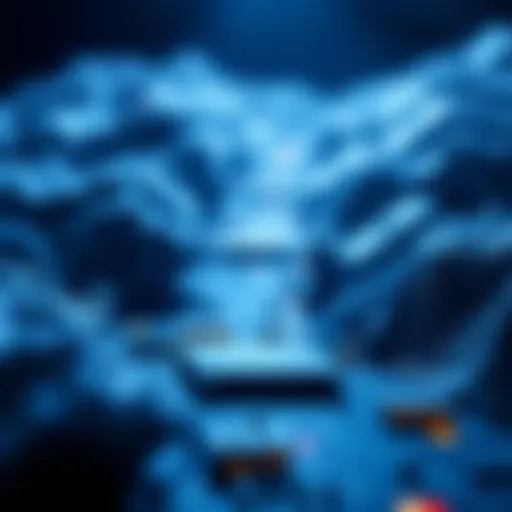 Visual representation of Avalanche's blockchain technology