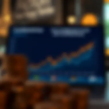 A chart illustrating trends influenced by CoinMarketCap