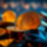 Conceptual representation of super tokens in cryptocurrency