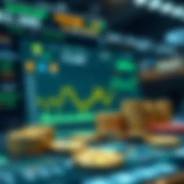 Visual representation of a crypto loan platform