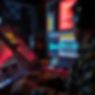 A conceptual image showing the interaction between listeners and crypto radio platforms.