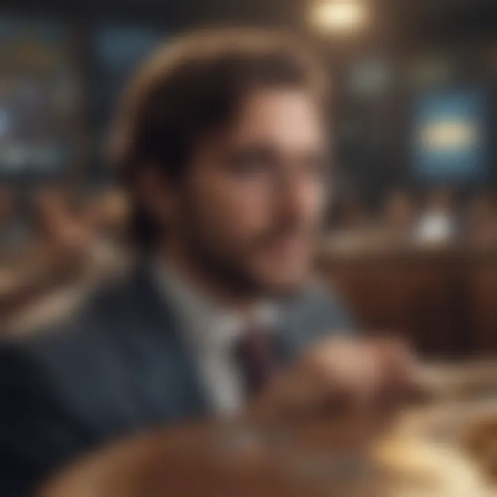 Visual representation of investor psychology in crypto