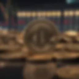A graphical representation of Pi cryptocurrency market trends