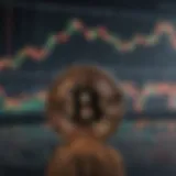 Bitcoin price chart depicting market fluctuations