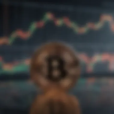 Bitcoin price chart depicting market fluctuations