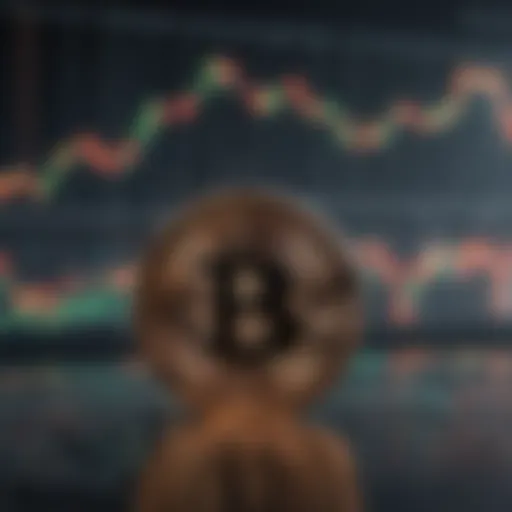 Bitcoin price chart depicting market fluctuations