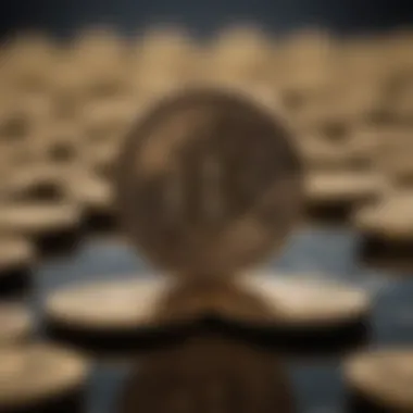 Conceptual image of digital currency investment