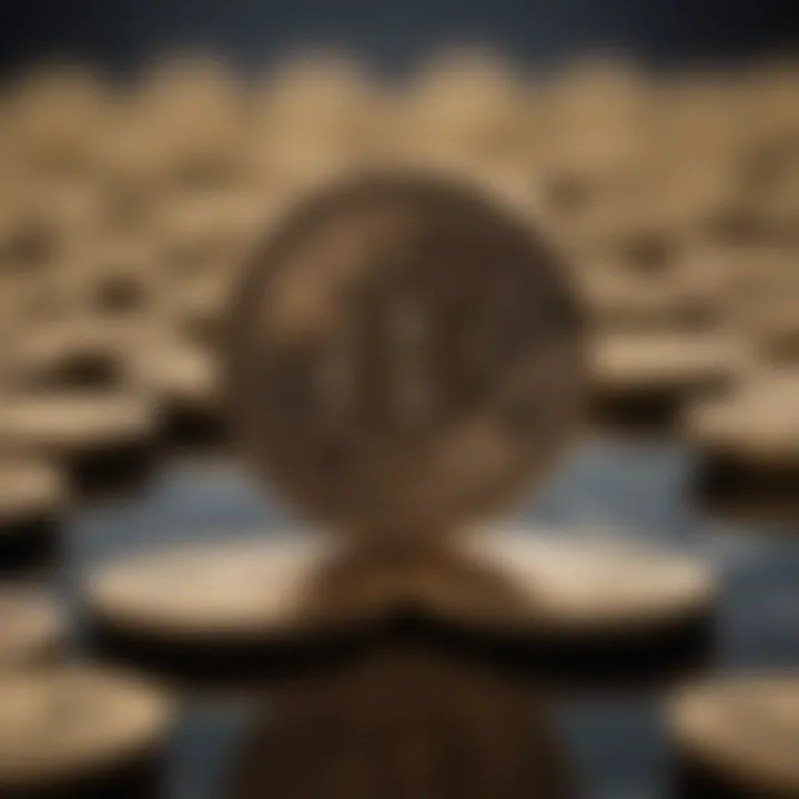Conceptual image of digital currency investment