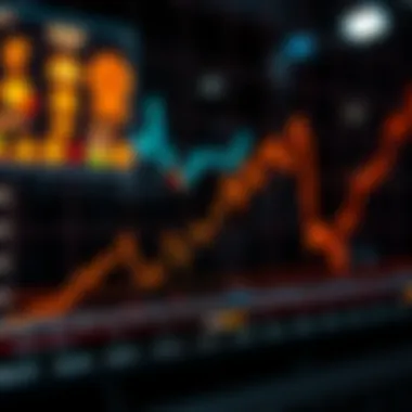 Graph illustrating cryptocurrency market trends and profitability analysis