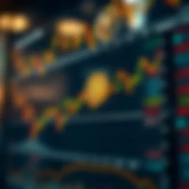 Graph illustrating cryptocurrency market trends