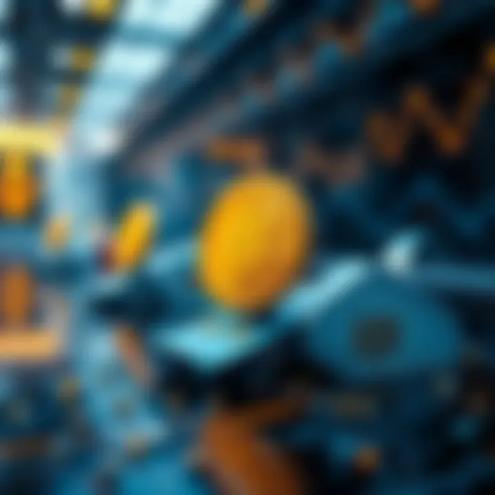 A futuristic depiction of digital finance and stablecoin growth