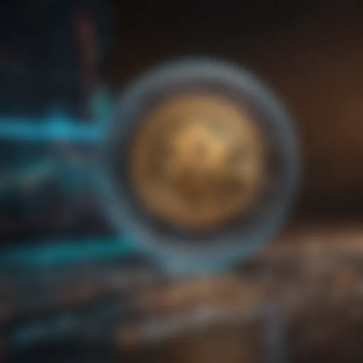 Graphical representation of risk assessment in crypto