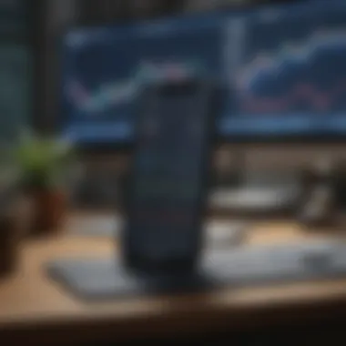 Advanced Trading on Coinbase A user navigating the Coinbase interface showcasing advanced trading charts