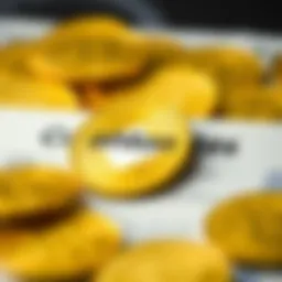 Visual representation of Coinbase wallet addresses