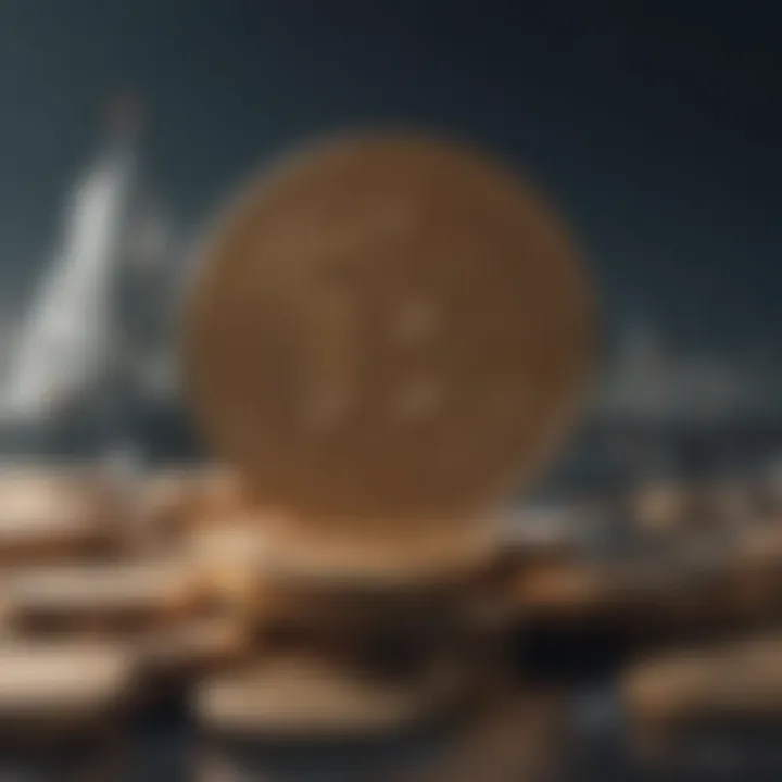 Conceptual image of yield generation strategies using Coinbase features