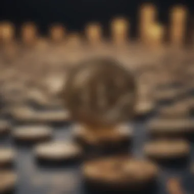 Illustration of platforms that facilitate cryptocurrency staking.