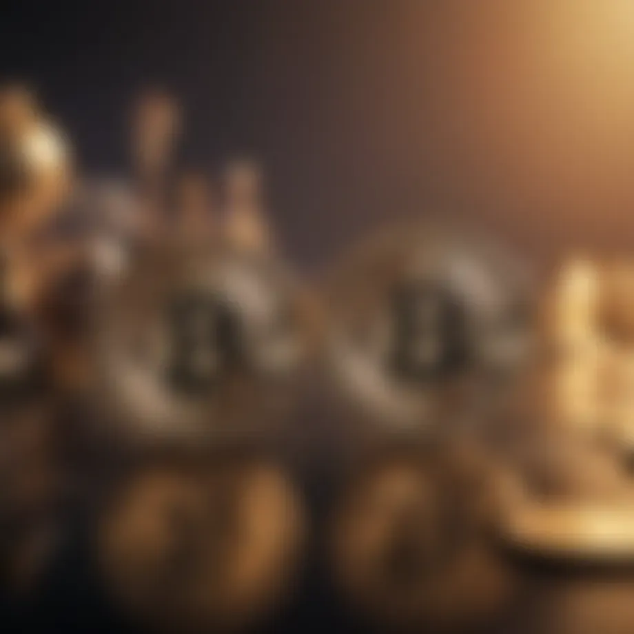 A visual representation of cryptocurrency investment strategies