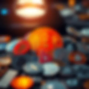A Spectrum of Cryptocurrencies: Beyond Bitcoin Illustration of diverse cryptocurrency symbols