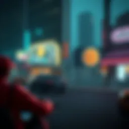 A dynamic scene from a popular play-to-earn crypto game on Android