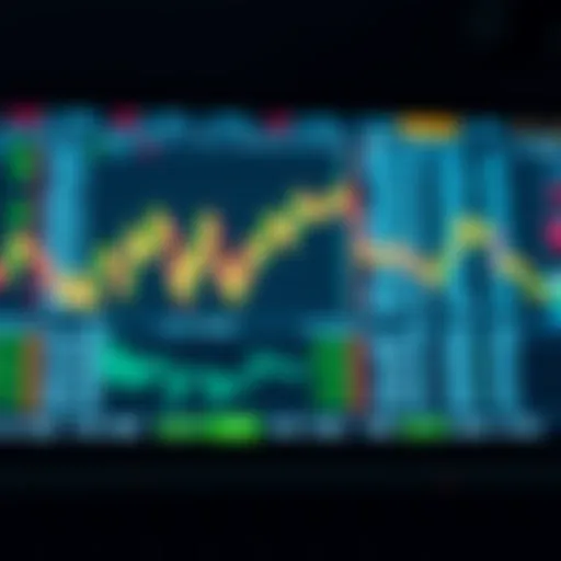 A sophisticated algorithm interface showcasing trading strategies