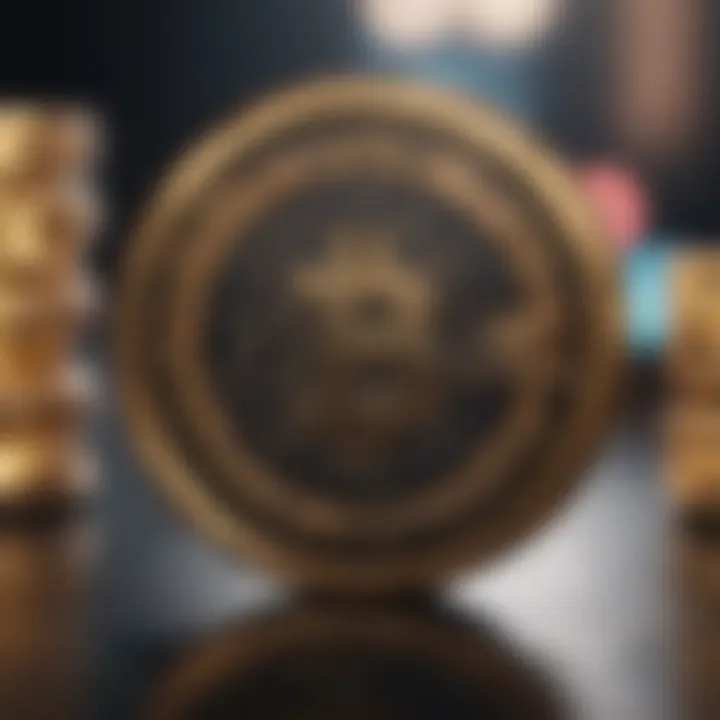 An abstract visualization of blockchain technology symbolizing digital asset ownership.