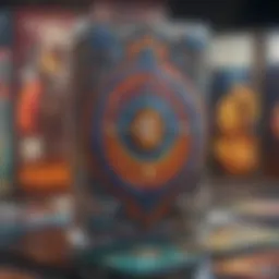 A digital representation of a rare virtual trading card showcasing vibrant graphics and intricate designs.