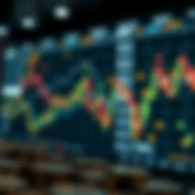 Abstract representation of cryptocurrency market dynamics