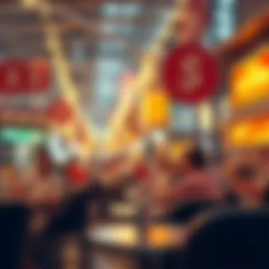 Visual illustration of various pricing strategies in market clubs