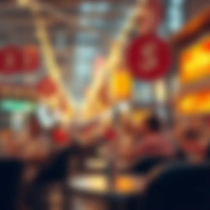 Visual illustration of various pricing strategies in market clubs