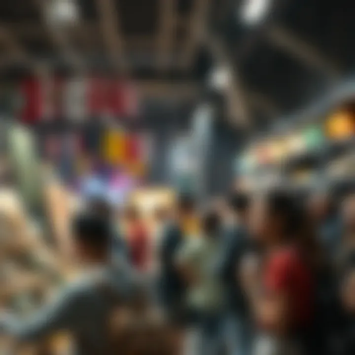 Engaged community of artists and collectors within an NFT marketplace