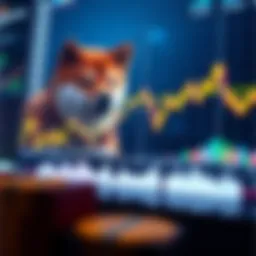 Shiba cryptocurrency price chart showing trends
