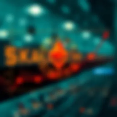 Graph illustrating Skale's impact on Ethereum scalability