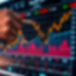 A detailed altcoin price chart displaying historical trends