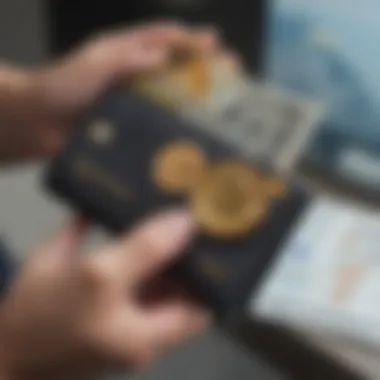 Illustration of wallet accessibility options