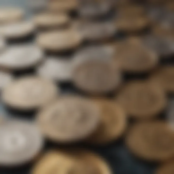 Chart comparing market stability of staking coins