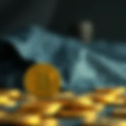 Conceptual representation of a gold-backed currency
