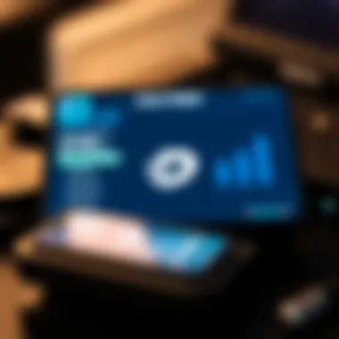 User interface of the Dash wallet