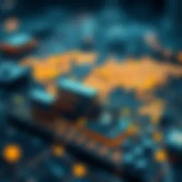 Visual representation of decentralized web navigation