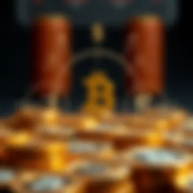 Diagram illustrating the applications of USD coins across various sectors
