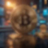 Conceptual illustration of cryptocurrency trading without fees