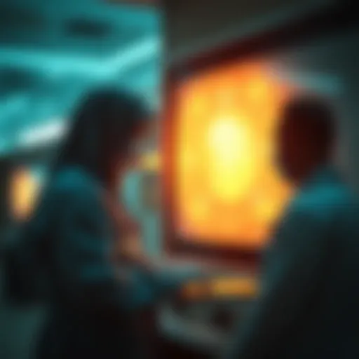 Conceptual representation of blockchain technology in healthcare