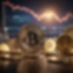 Visual representation of digital currency growth