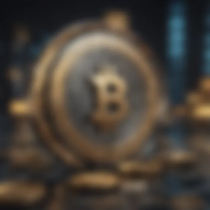 Technological advancements in blockchain displayed visually