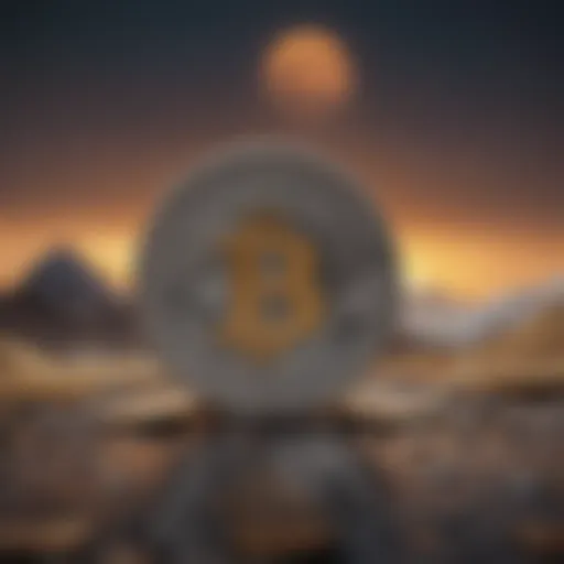Visual representation of the Akoin cryptocurrency concept