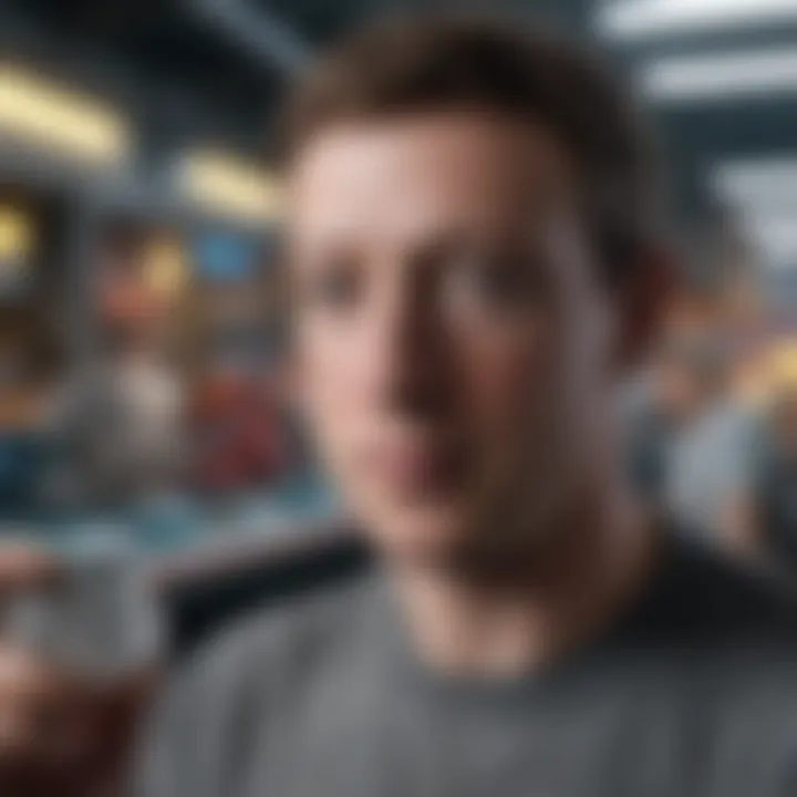 An artistic depiction of ethical challenges in the Metaverse