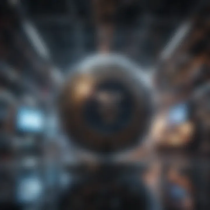 Abstract representation of technology shaping the future of the Metaverse
