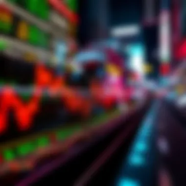 Graphical representation of market dynamics in cryptocurrency
