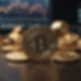 A conceptual representation of cryptocurrency transactions